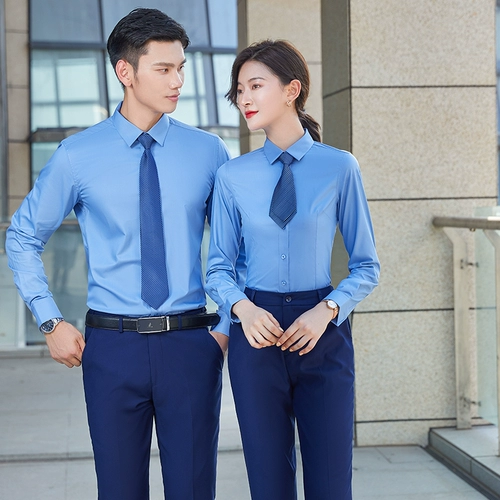 Рубашка подходит для мужчин и женщин, нарукавники, комплект для работы, короткий рукав, делается под заказ, с вышивкой, с печатью вашего логотипа