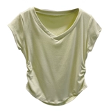 Приталенная классическая современная спортивная одежда, V-образный вырез, короткий рукав