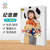  Photo book Custom memorial book Growth memorial book album Graduation kindergarten travel memorial couple