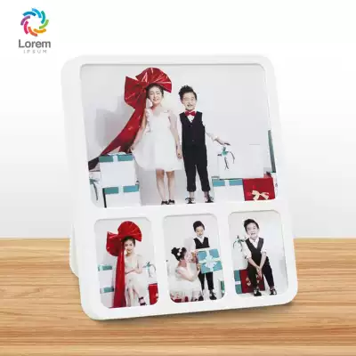 Table-up frame custom-wash photo-wash print creative children's combination photo frame set-up table making