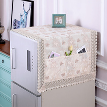 Refrigerator Top Dust Cover 2021 New Single Door Freezer Cover Dust Cover Net Red Refrigerator Cover Microwave Lid Towel