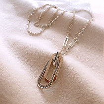 Long Style Sweater Chain Lady High-end Atmosphere 2021 New Tide Net Red Necklace Adornment Clothes Chain Accessories Accessories