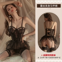 Черный жилет, съемные штаны, манекен головы