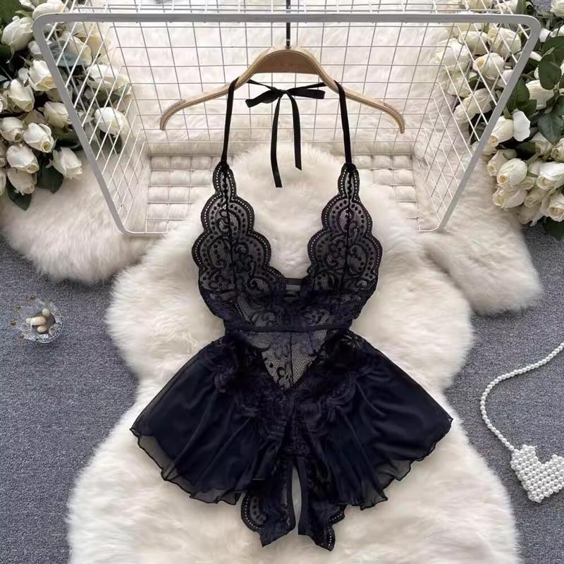 Sexy Lingerie for the Bed, Large Size, Plus-Size, Sensual and Provocative, Abstinence-Style, Seductive Clothing, Pajamas, Uniform Set Sexy Lingerie for the Bed, Large Size, Plus-Size, Sensual and Provocative, Abstinence-Style, Seductive Clothing, Pajamas, Uniform Set