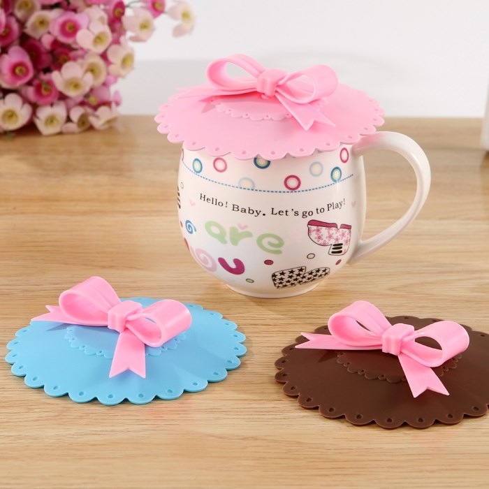 Creative food water leak proof ceramic glass lid silicone lid cover gasket magic magic silicone lid