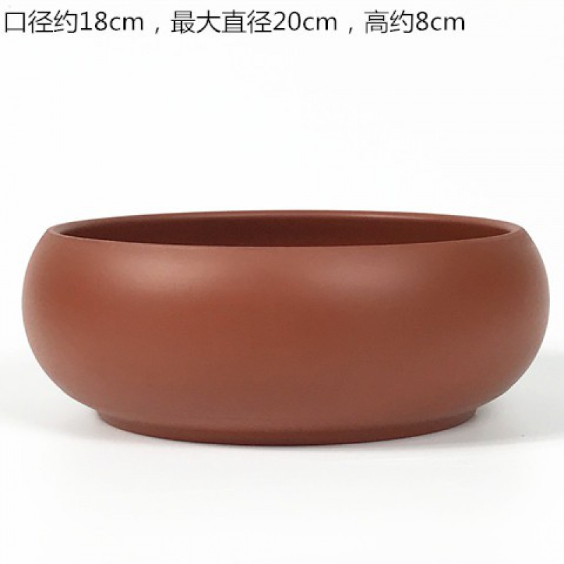 Yixing purple black red large 8 "tea wash tea accessories cups placed potted ashtray writing brush washer