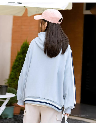 Junior high school students' velvet baseball jackets, girls' autumn and winter tops, high school students' 12-year-old girls' 15-year-old winter clothes