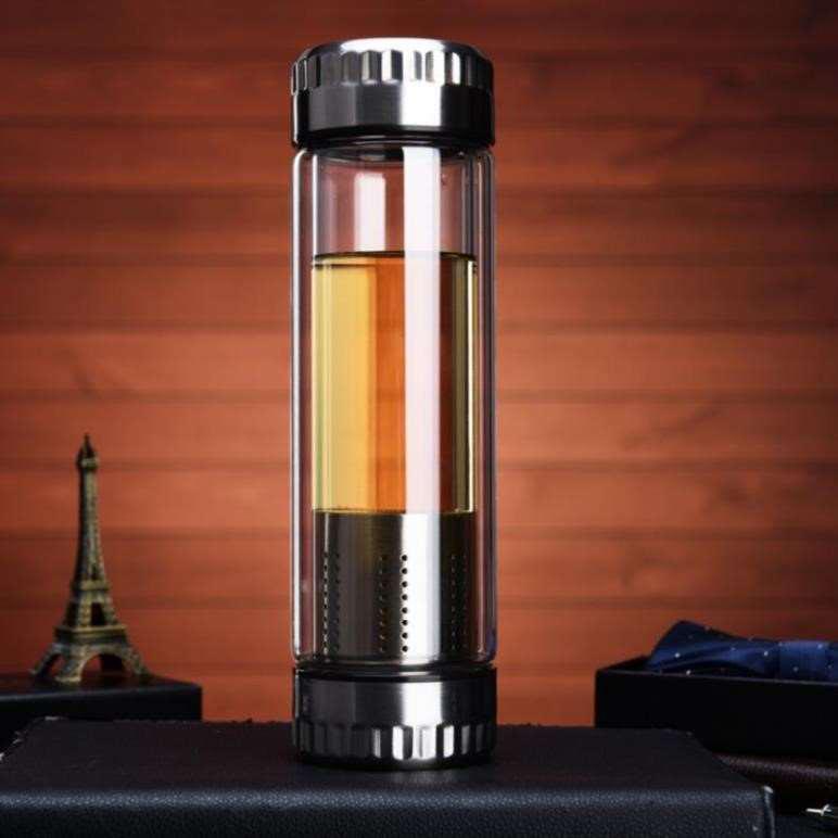 Creativity under the high temperature resistant glass male summer portable tea leaves from the hot car with a lid make tea water