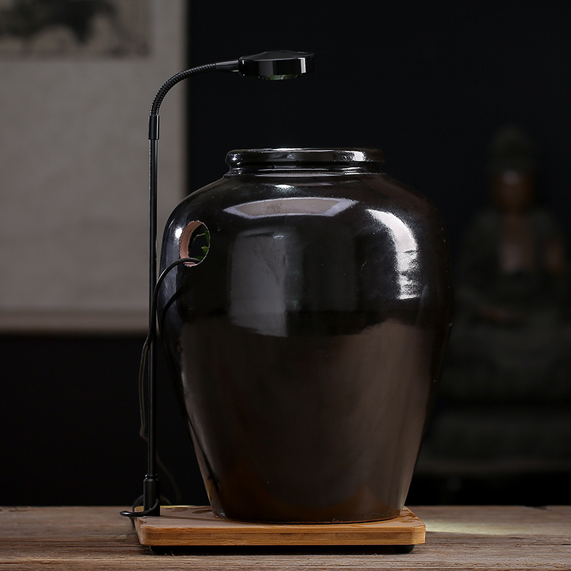 By sumeru world creative ceramic tank micro potted landscape water, tea pet Chinese zen furnishing articles