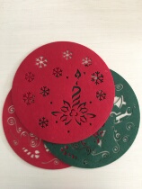 Special price handling foreign trade tail single felt water absorption strong dining cushion cup cushion heat insulation mat environment protection