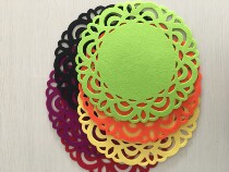 Tea coaster insulation mat thickened non-woven felt coaster absorbent non-slip mat table mat factory direct sales