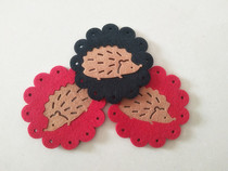 Factory direct new creative animal felt coaster placemat placemat insulation mat non-toxic and environmentally friendly