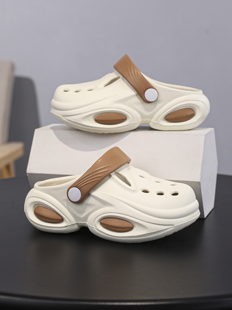 Children's Shoes, Kids' Slippers for Girls, Indoor 2026 New Summer Outdoor Non-Slip Odor-Resistant Clogs for Older Children — 12