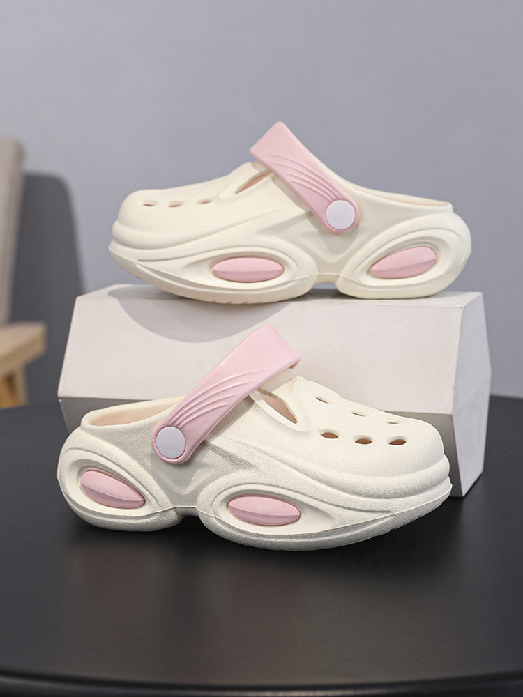 Children's Shoes, Kids' Slippers for Girls, Indoor 2026 New Summer Outdoor Non-Slip Odor-Resistant Clogs for Older Children — 17