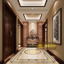 Living Room Parquet Floor Tiles Imitation Water Knife Marble Tossed Crystal Brick Warm Yellow Entrance Puzzle Jigsaw Tile 800x800