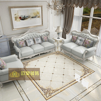Eurostyle Living Room Parquet Floor Tiles Luxury Atmosphere Imitation Water Knife Puzzle Throwing Crystal Bricks Into The Family Genguan Restaurant Styling Tiles