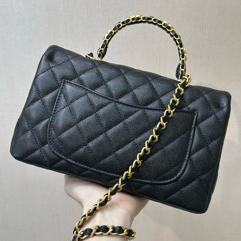 New Style Chanel-Inspired 25B Handle Cf Large Mini Small Caviar Hollow-Out Handbag Chain Shoulder Crossbody Bag for Women