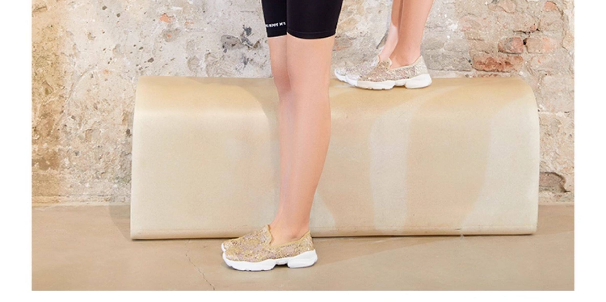 Энергичный обувь 快乐玛丽凉鞋女2026夏季新款蕾丝镂空透气休闲鞋一脚蹬健步鞋女 J &