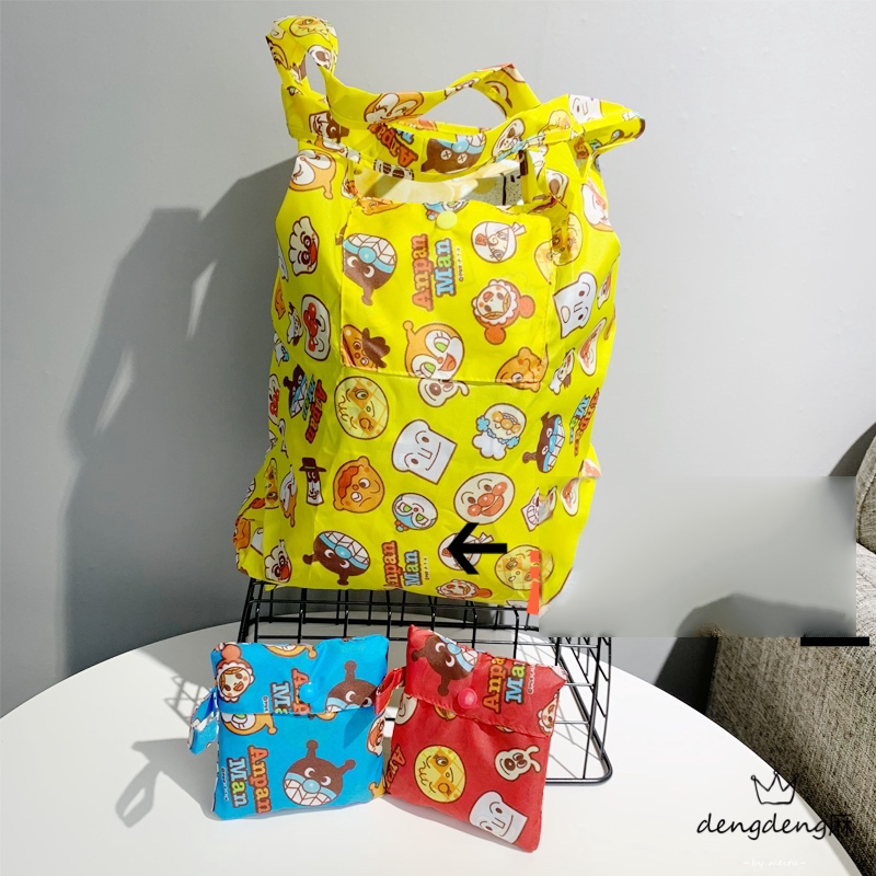 ins day single tide card bread Superman folding collecting nabby bag portable shopping bag environmentally friendly bag hand bag mommy bag