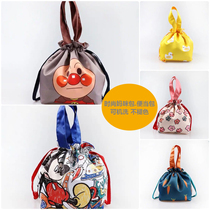 Bread head bento bag Japanese lunch box bag Drawstring storage bag Portable small bag lunch box bag Mommy bag