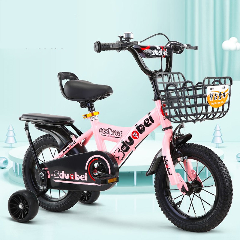 Children's bicycle 3 to 6 years old boy and girl new 12 inch 14 inch baby with auxiliary wheel bicycle mountain bike
