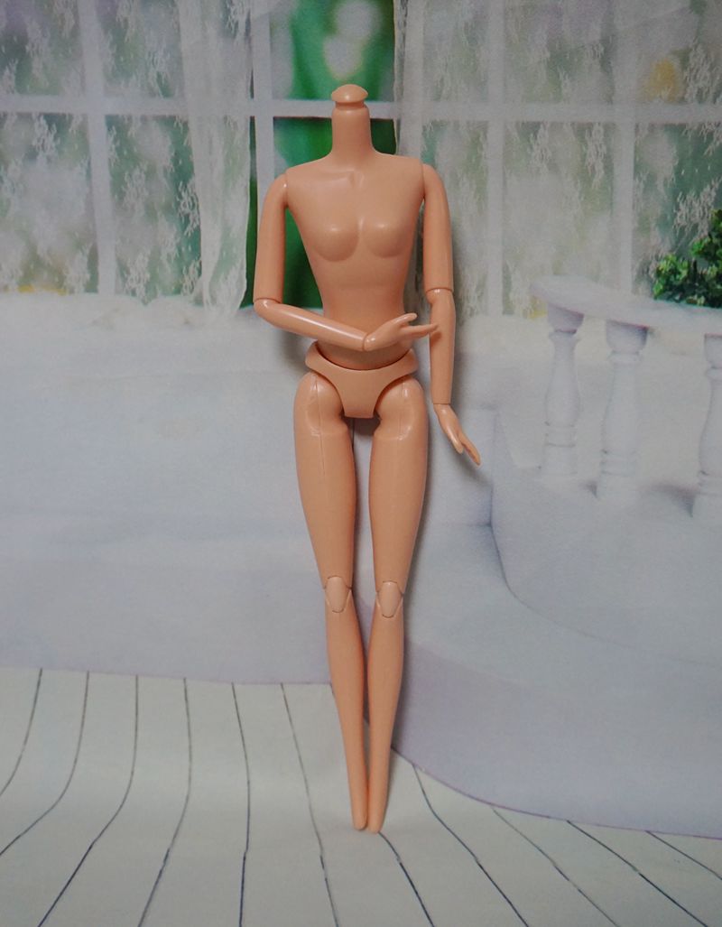 6 điểm 30 cm Barbie búp bê cơ thể phụ kiện cơ thể chung cơ bắp cơ trắng 12-điểm toàn thân cơ thể thiết kế quần áo búp bê cho bé