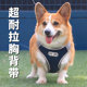 Pet dog harness, vest-style harness, traction rope, Corgi Shiba Inu, medium-sized dog, explosion-proof walking dog leash collar