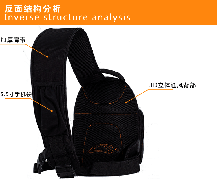 Safford chuyên nghiệp máy ảnh DSLR túi đeo vai sling Túi xách micro micro túi đơn chụp ảnh ba lô nhanh tay súng - Phụ kiện máy ảnh kỹ thuật số túi đeo máy ảnh