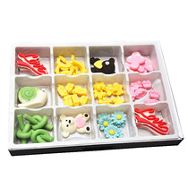 3D various cute pet chocolate decoration boxed cake baking card birthday cake ornaments handmade flower animal