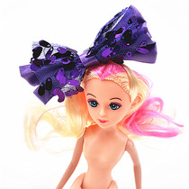 23cm big wave sequins all colors big double knot Barbie doll baby princess cake doll decoration decoration