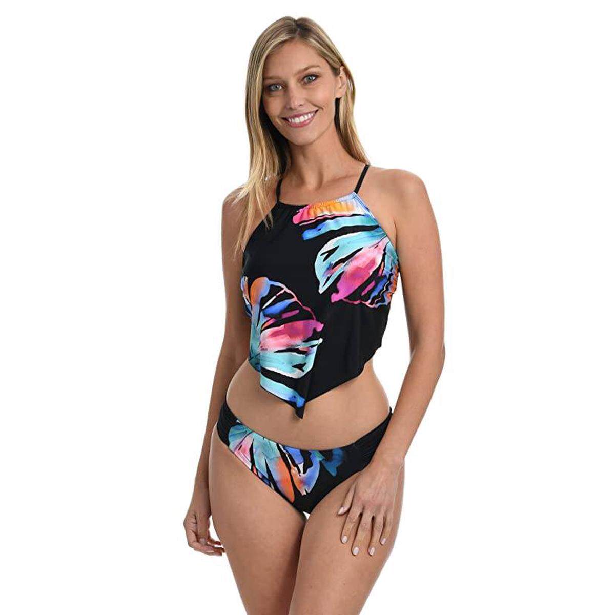La Blanca Hankini prism palm tree printed swimsuit clothing 2022 new spring summer ladies