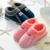 Kéo trở lại túi trong nhà với dép bông nữ ở nhà dày dưới ấm đôi giày cotton nữ nhà nam dép len mùa đông