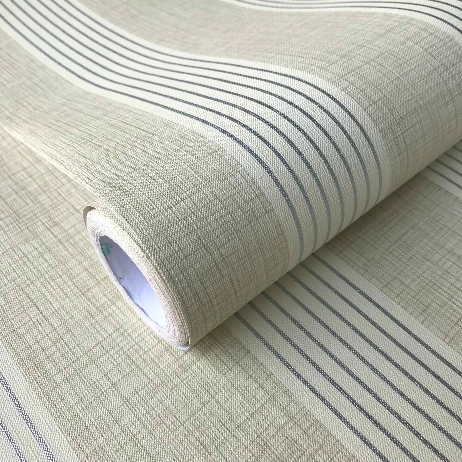 PVC self-adhesive thick color film waterproof wallpaper wallpaper bedroom background Mediterranean