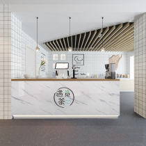 Simple modern cashier counter Coffee shop Beauty salon shop Clothing store Small milk tea shop Front desk