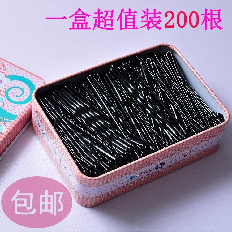 Braided hair steel clip crushed hair small clip hair clip headdress photo gallery hair clip new product Liu Hai side simple black hair clip