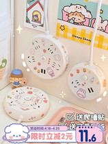 Harmoniously Bull Home Socket Multifunction USB Platoon Cute Patch Panel Patch Board Student Dorm Room Round