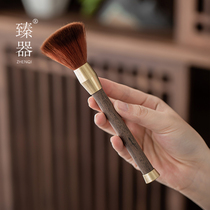 Zhenyi ebony tea pen creative copper pot pen household tea tray cleaning brush kung fu tea ceremony accessories