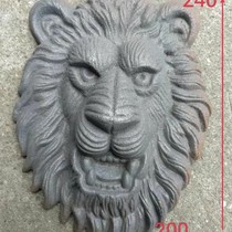 Iron Lion Head Iron Animal Head Iron Art Hardware Decoration Accessories European Style Iron Pattern Decoration Material Animals