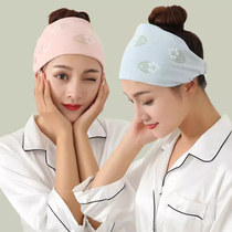 Confinement hairband scarf summer thin section June 7 hat pregnant women breathable postpartum forehead protection maternity pure cotton spring and autumn
