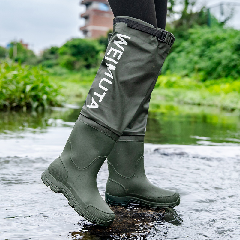 Over-The-Knee Rain Pants, Special High-Top Rain Boots for Fishing, Men's New Rain Shoes, Men's Water Shoes, Waterproof, Non-Slip Rubber Shoes, Anti-Odor Over-The-Knee Rain Pants, Special High-Top Rain Boots for Fishing, Men's New Rain Shoes, Men's Water Shoes, Waterproof, Non-Slip Rubber Shoes, Anti-Odor