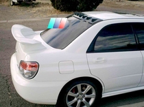 Suitable for Sbaru 02-07 years winged leopard Seven 89 generations WRX STI GDA GDB tail raising base