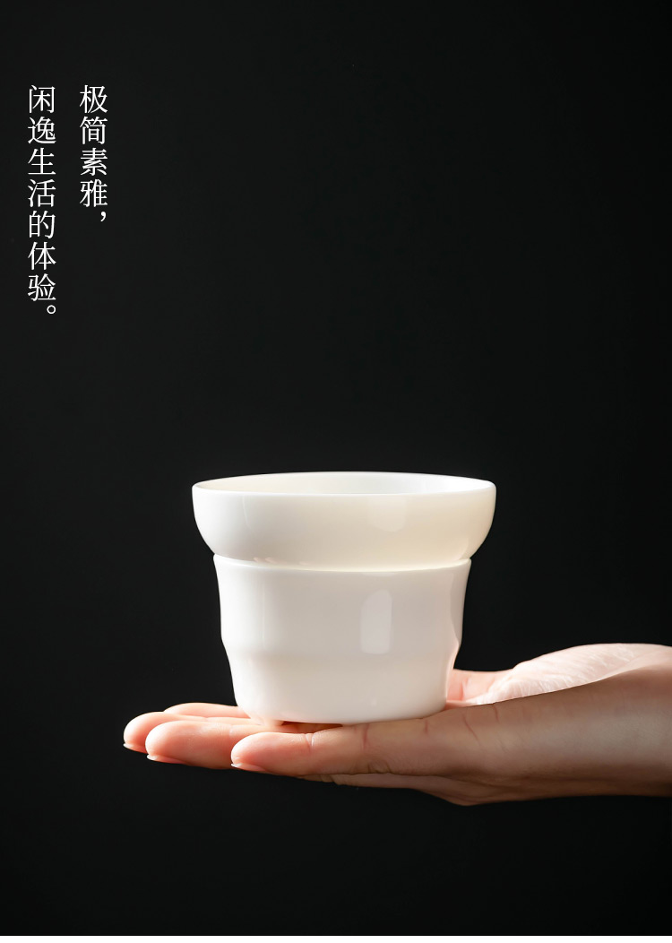 Pole element | landscape between the white porcelain) tea tea set of the filter household fittings of kung fu tea tea strainer