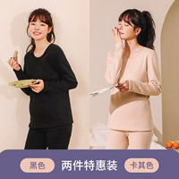 2 беременная женская платья (черный+хаки)