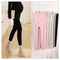 Pregnant women wear autumn and winter underwear under autumn pants winter warm pants cotton woolen pants leggings spring and autumn style late pregnancy womens pants