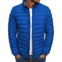 Winter Jacket Mens Stand Collar Warm Parka Coat Sreet Fashi