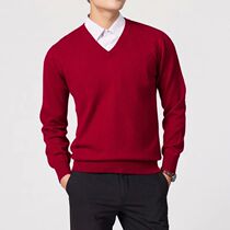 Mens Sweaters V-neck Pullovers Cashmere Knitting Hot Sale S
