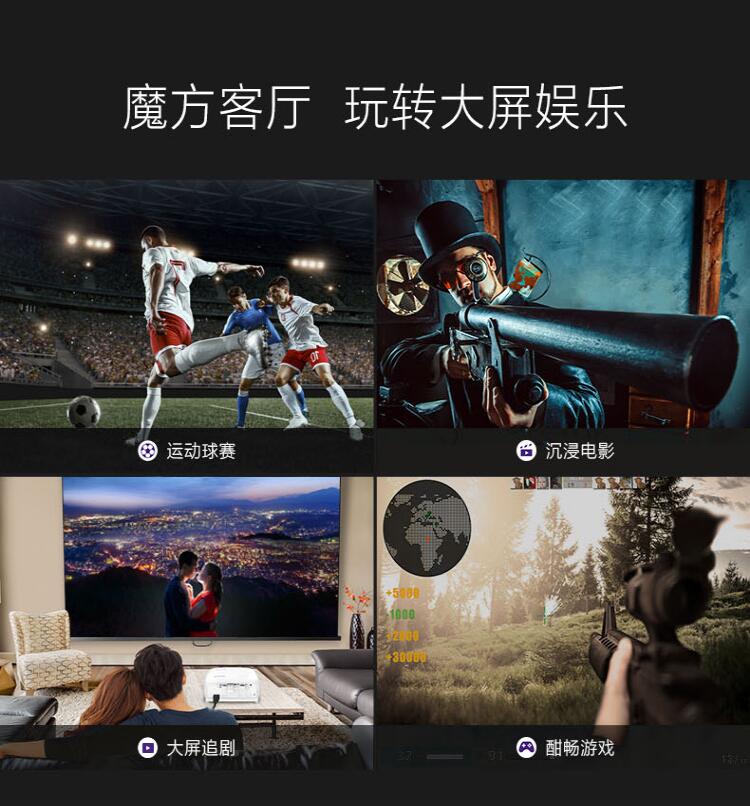 Máy chiếu BenQ TKQ rạp hát tại nhà 4K UHD ultra HD HDR gia đình Máy chiếu 3D Blu-ray