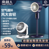 Antarctic people use air circulation fan dormitory small floor fan office mini desktop lift electric fan