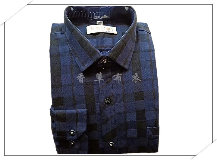 Giải phóng mặt bằng đặc biệt cotton mùa xuân và mùa thu cha lỏng lẻo áo sơ mi cũ thô áo sơ mi nam giá rẻ
