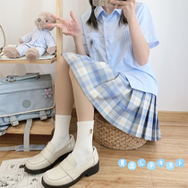 Second Generation Yunying Small Yellow Chicken Leather Small Leather Shoes Female Xia jk Uniform Shoes Single Shoes Japanese Soft Lefu Shoes Middle Heel